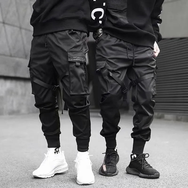 Hip Hop Cargo Pants Men Streetwear Cotton Joggers Fashion Sweatpants Male Casual Harem Trousers Summer Harajuku Pants Men Women